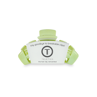 TELETIES - Classic Hair Clip | Tiny | Classic Aloe, There!