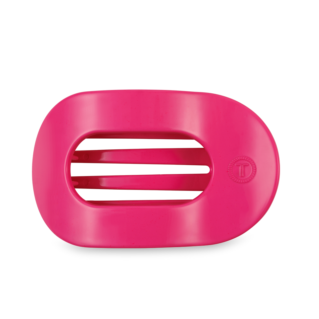 TELETIES - Flat Round Hair Clip | Large | Tropical Punch