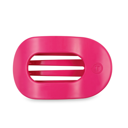 TELETIES - Flat Round Hair Clip | Large | Tropical Punch