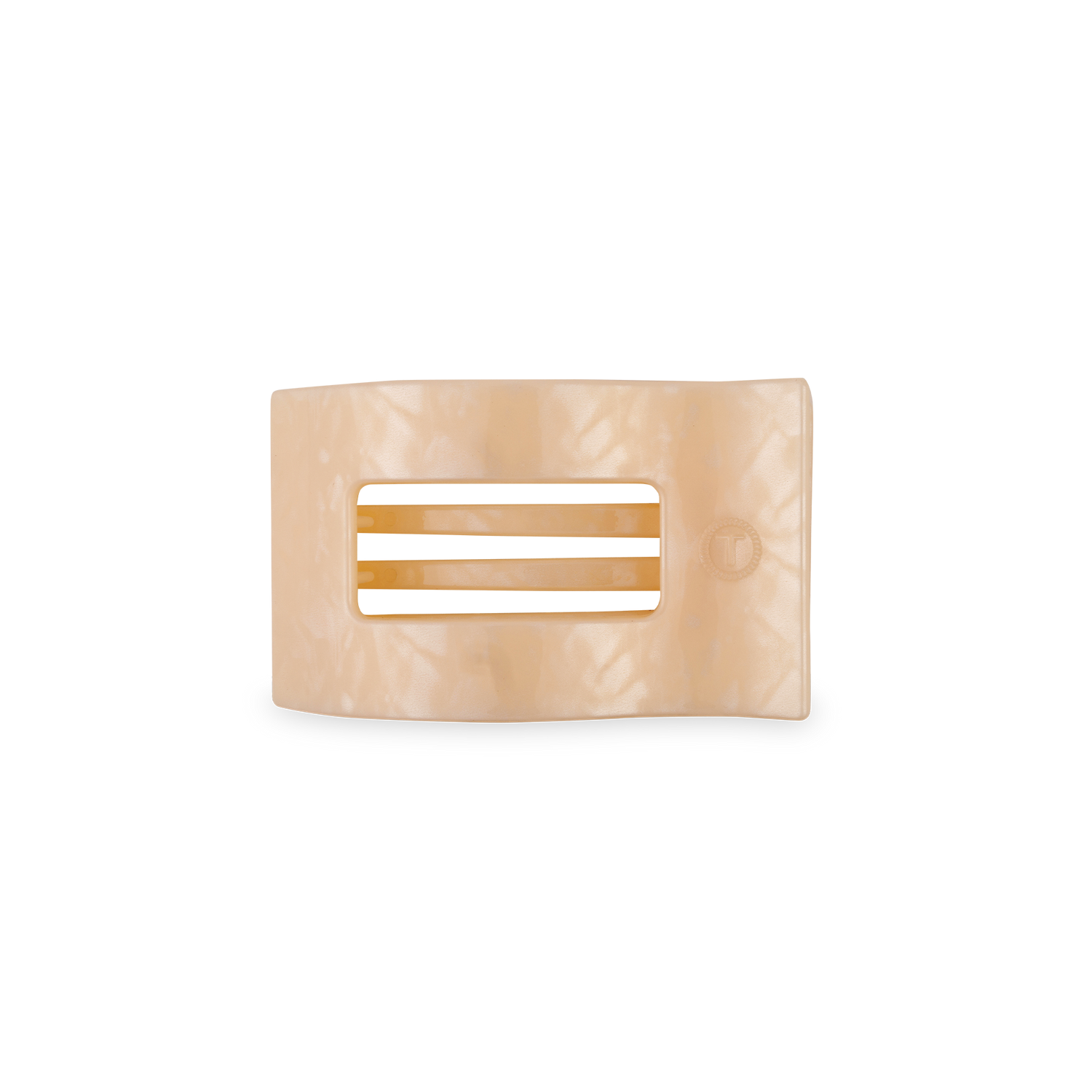 TELETIES - Flat Rectangle Hair Clip | Small | Soft Surf