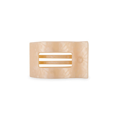 TELETIES - Flat Rectangle Hair Clip | Small | Soft Surf