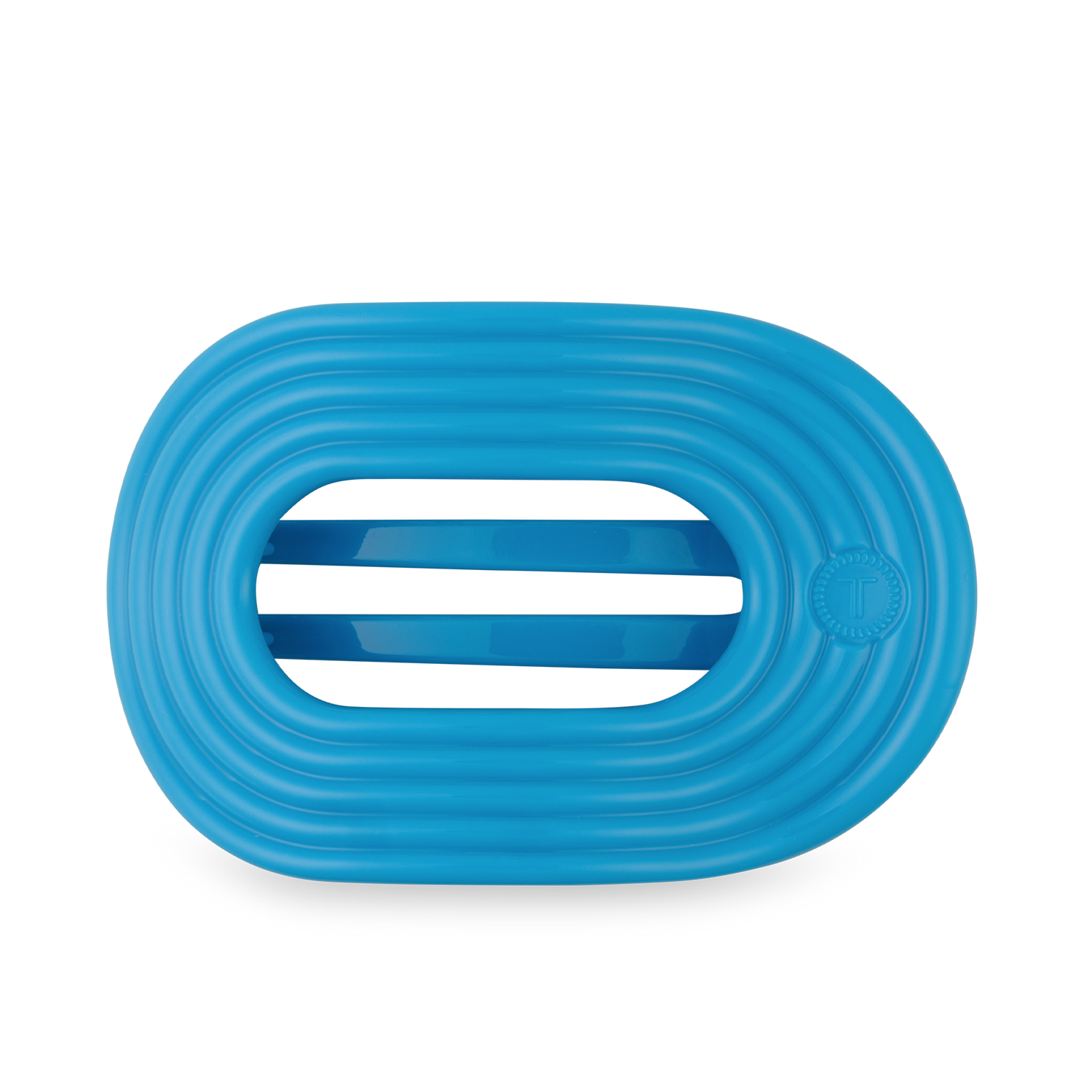 TELETIES - Flat Round Hair Clip | Large | Miami Vice