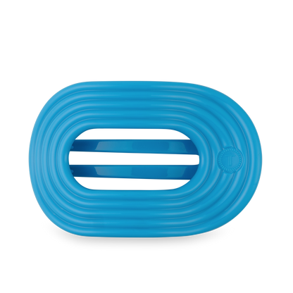 TELETIES - Flat Round Hair Clip | Large | Miami Vice