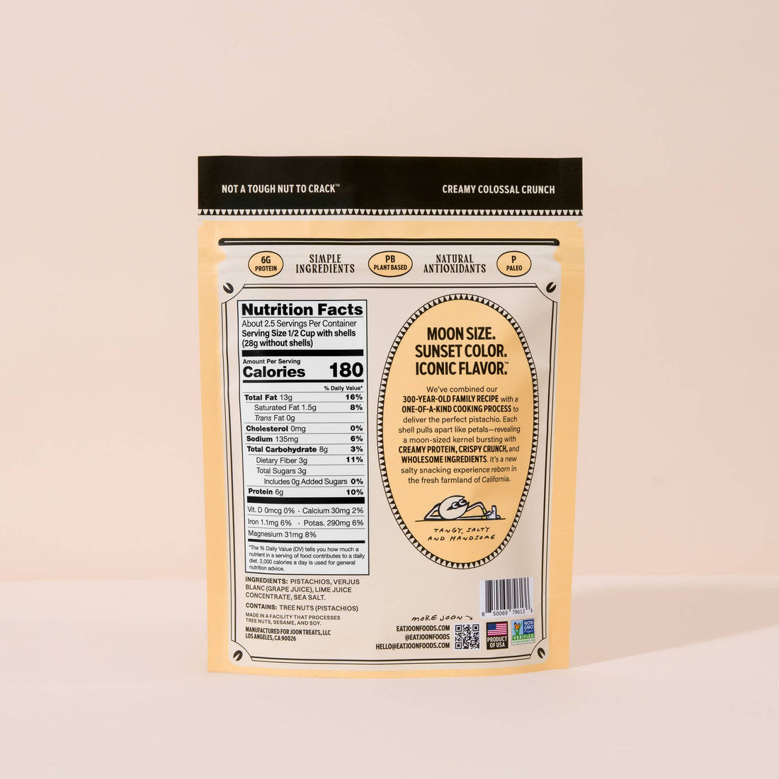 Joon - Joon Original Salted Pistachios - 4.5oz Resealable Bag
