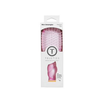 TELETIES - Mini Detangler Brush | Medium | Pinch Me!