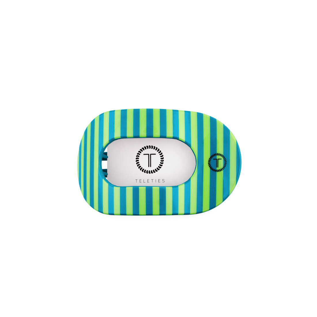 TELETIES - Cabana Cutie | Small | Flat Round Hair Clip