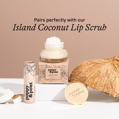 Poppy &amp; Pout - Lip Balm, Island Coconut