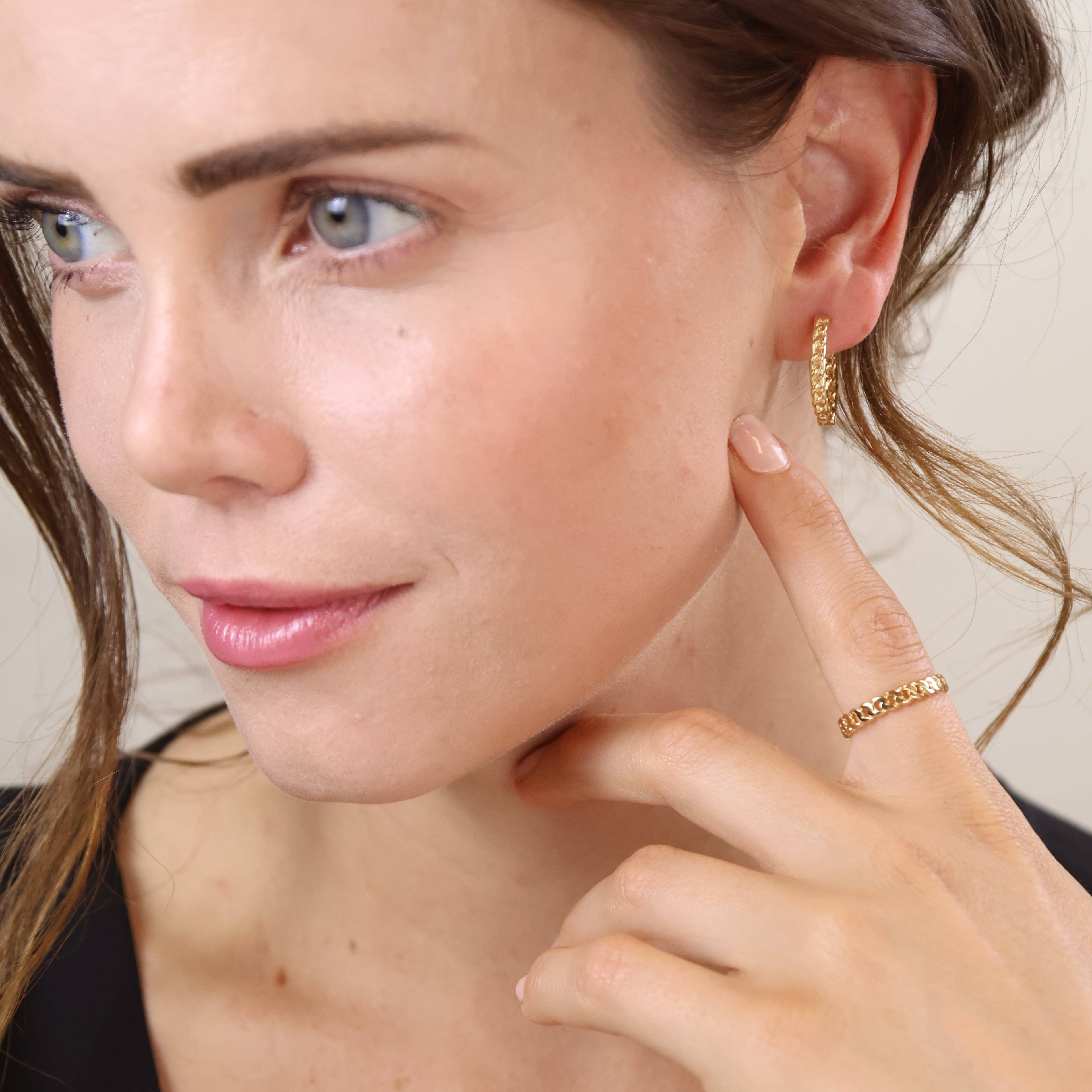 GoldFi - 18k Gold Filled 2.5mm Cuban Chain Ring