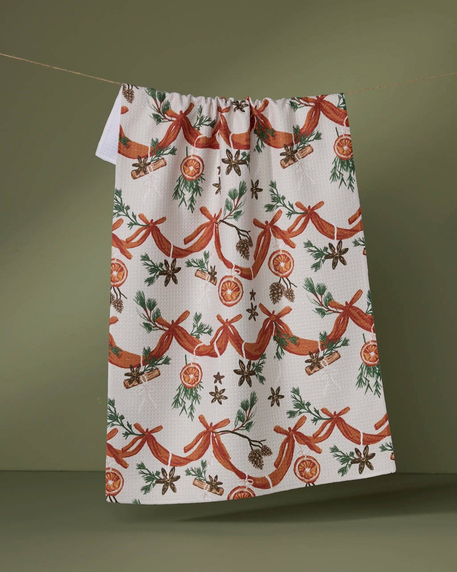 Geometry - Naranjas Tea Towel