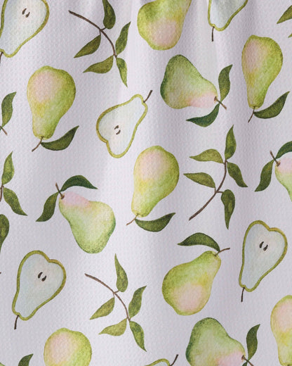 Geometry - Pearwood Tea Towel