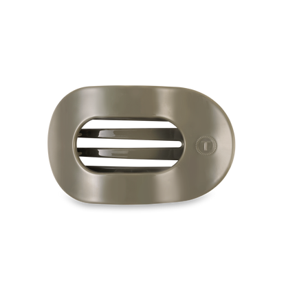 TELETIES - Flat Round Hair Clip | Medium | Sage It Ain&