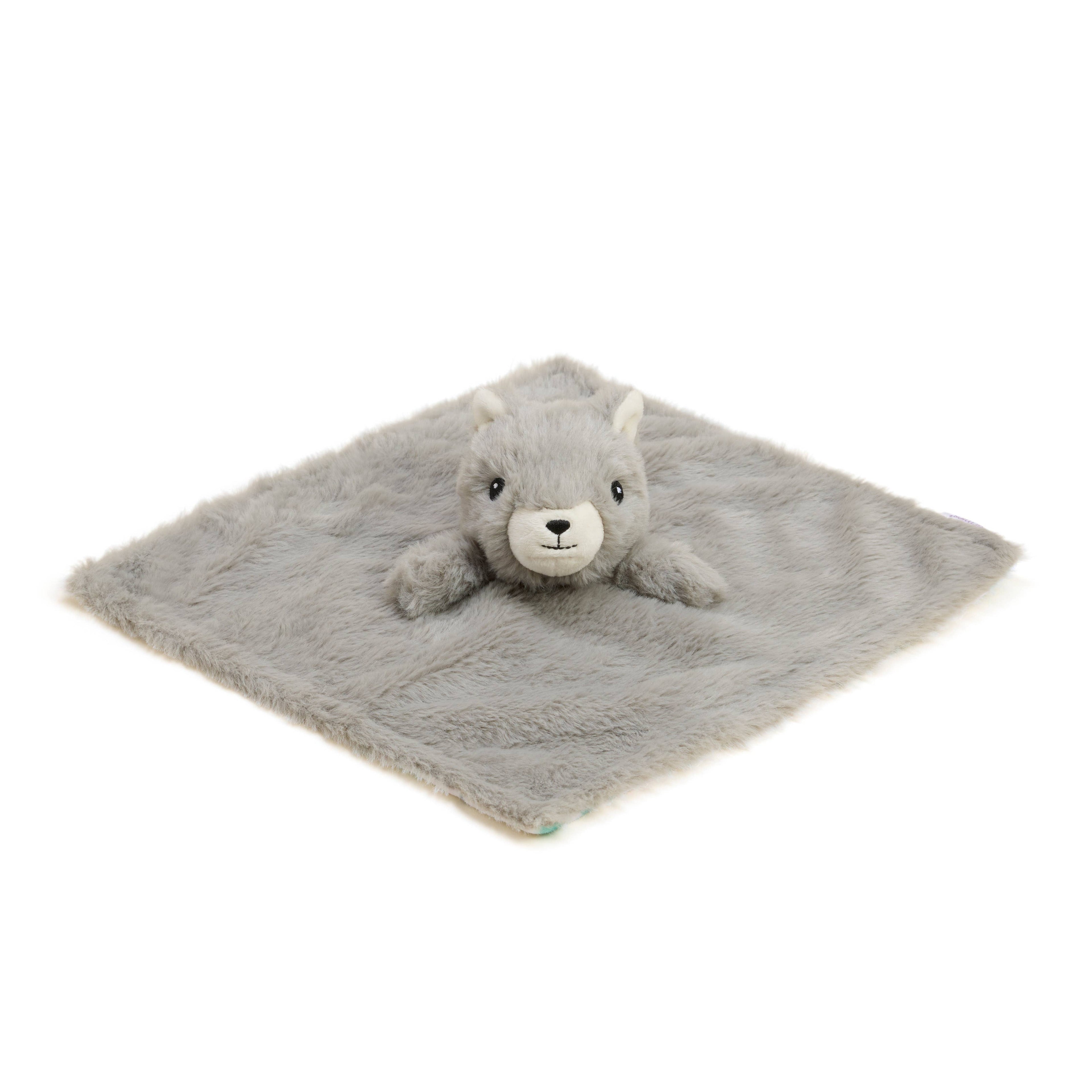 Warmies - Lavender Scented Plush - Gifts - Fall - Gray Squirrel Lovey Blanket Warmies