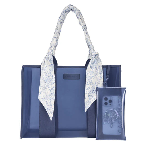 Case-Mate Jelly Bow Tote | Something Navy Twilly Scarf
