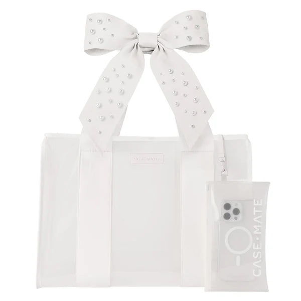 Case-Mate Jelly Bow Tote | Ivory Pearl