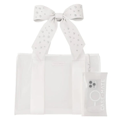 Case-Mate Jelly Bow Tote | Ivory Pearl