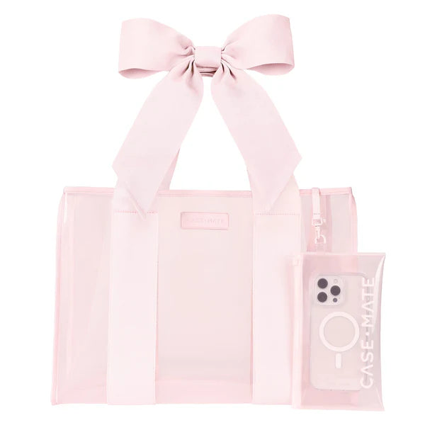 Case-Mate Jelly Bow Tote | Ballet Pink