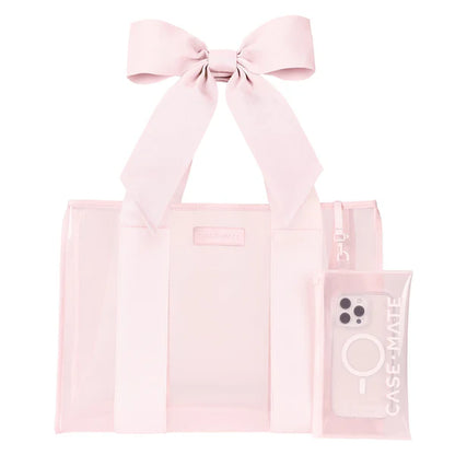 Case-Mate Jelly Bow Tote | Ballet Pink