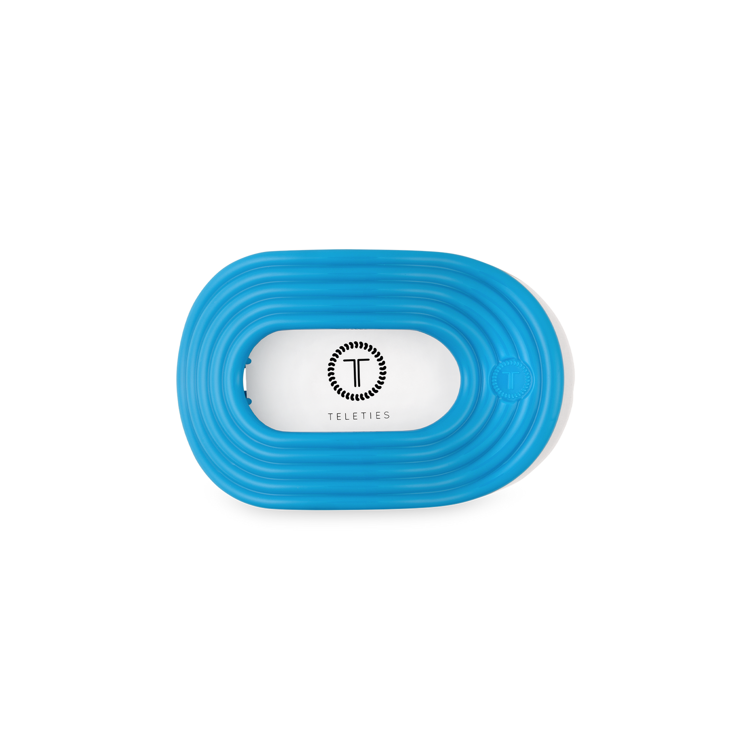 TELETIES - Flat Round Hair Clip | Small | Miami Vice