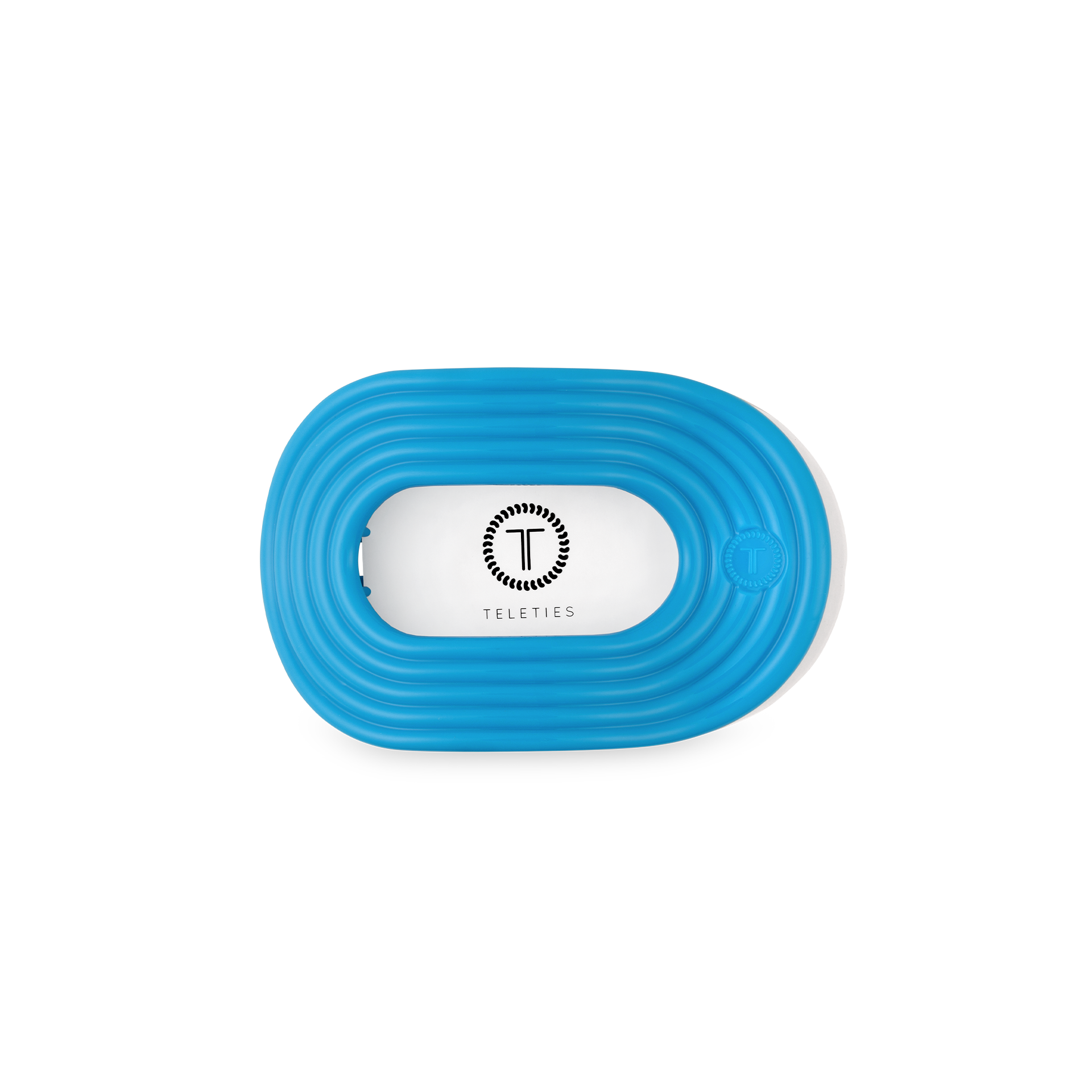 TELETIES - Flat Round Hair Clip | Small | Miami Vice