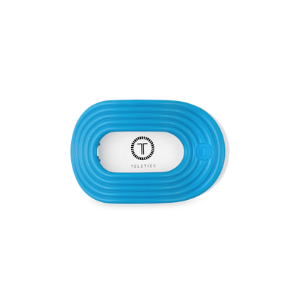 TELETIES - Flat Round Hair Clip | Small | Miami Vice