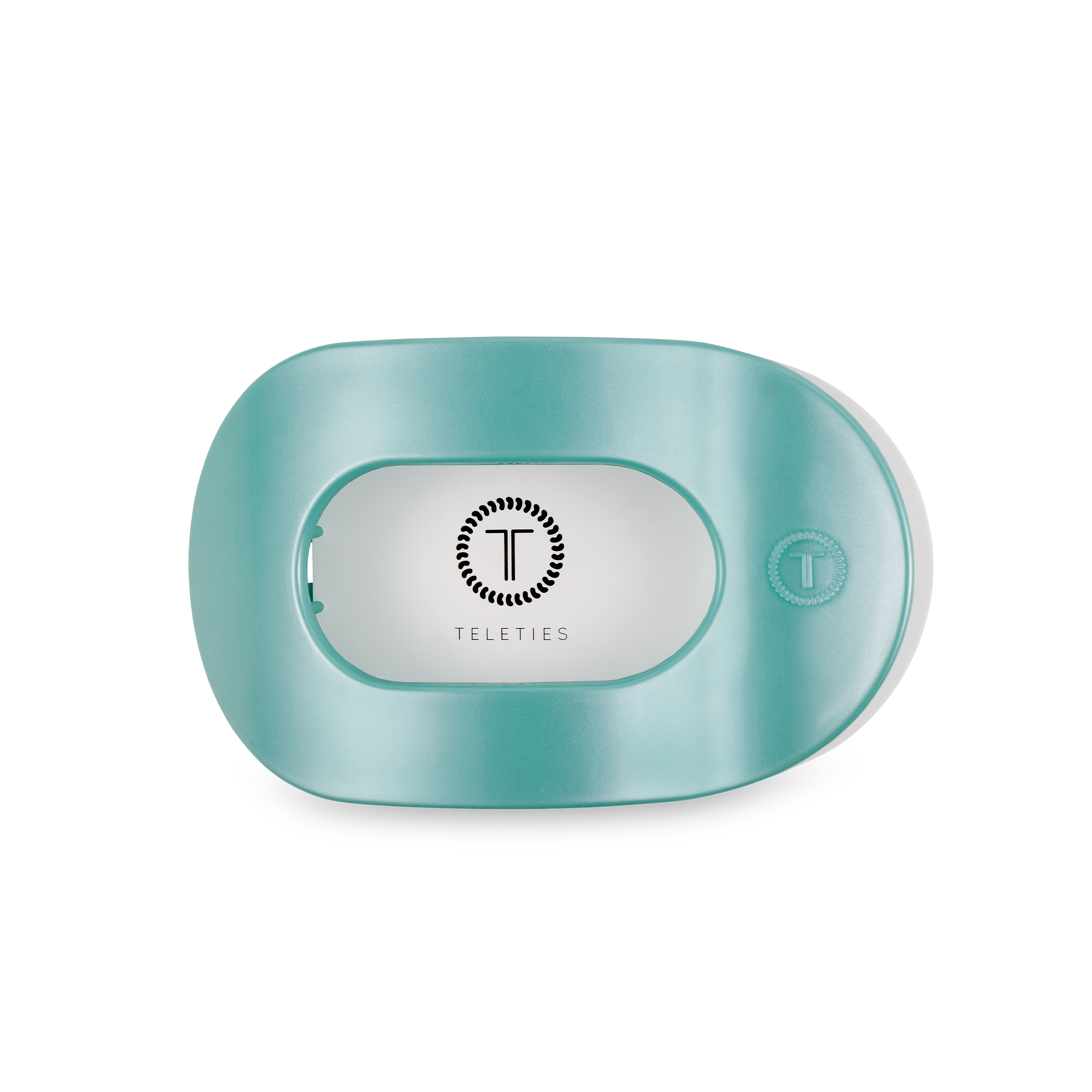 Round Flat Hair Clip | Medium | Totally Turquoise