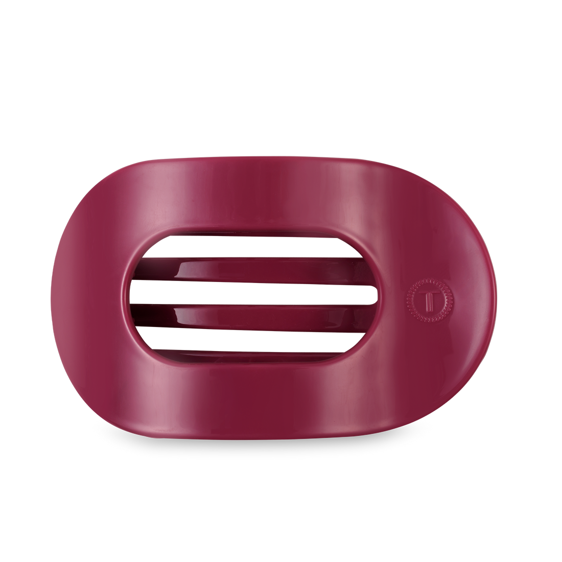 TELETIES - Flat Round Hair Clip | Large | Wild Side