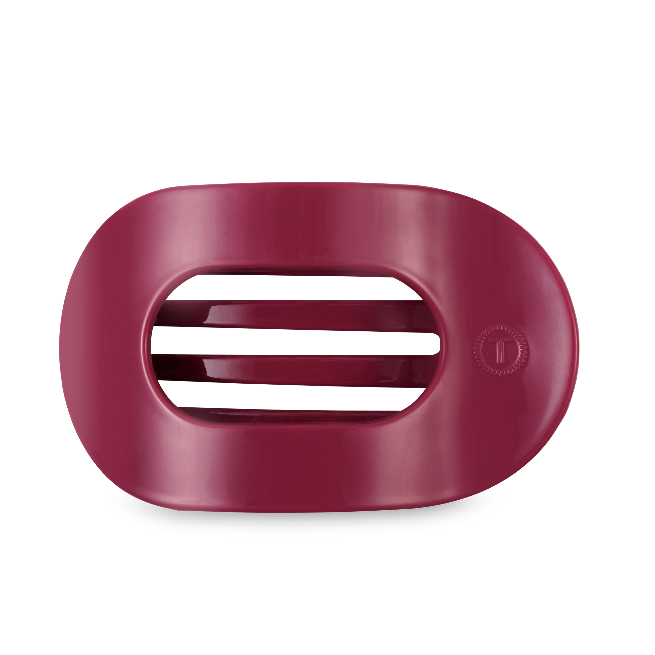 TELETIES - Flat Round Hair Clip | Large | Wild Side