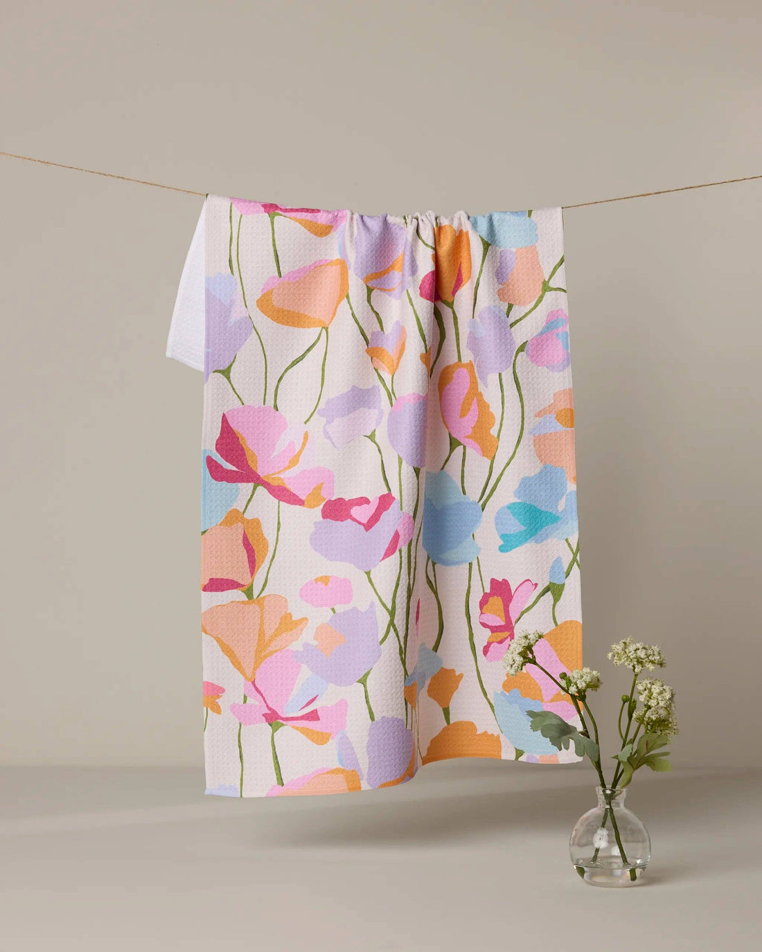 Geometry - Sunlit Garden Tea Towel