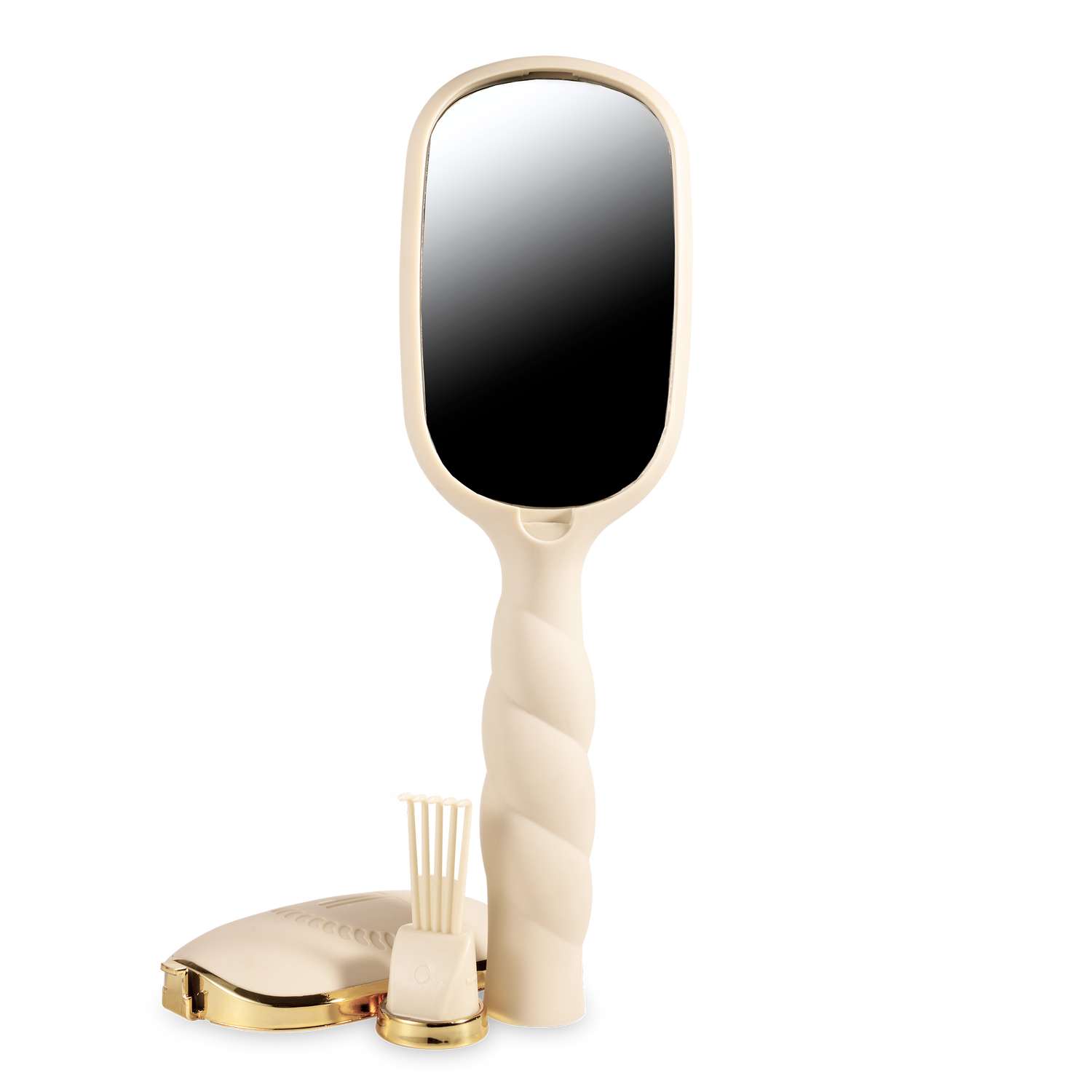 TELETIES - Detangler Hair Brush for Thick Hair - Tan