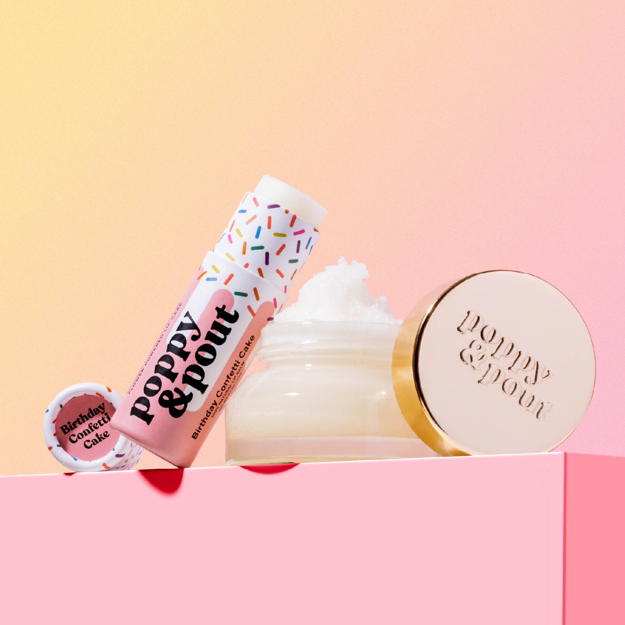 Poppy &amp; Pout - Lip Care Duo, Birthday Confetti Cake