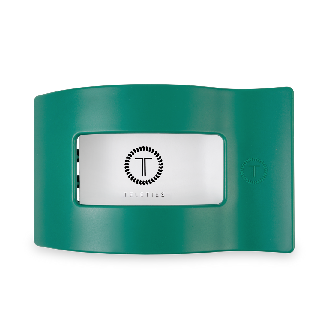 TELETIES - Flat Rectangle Hair Clip | Large | Fir Real