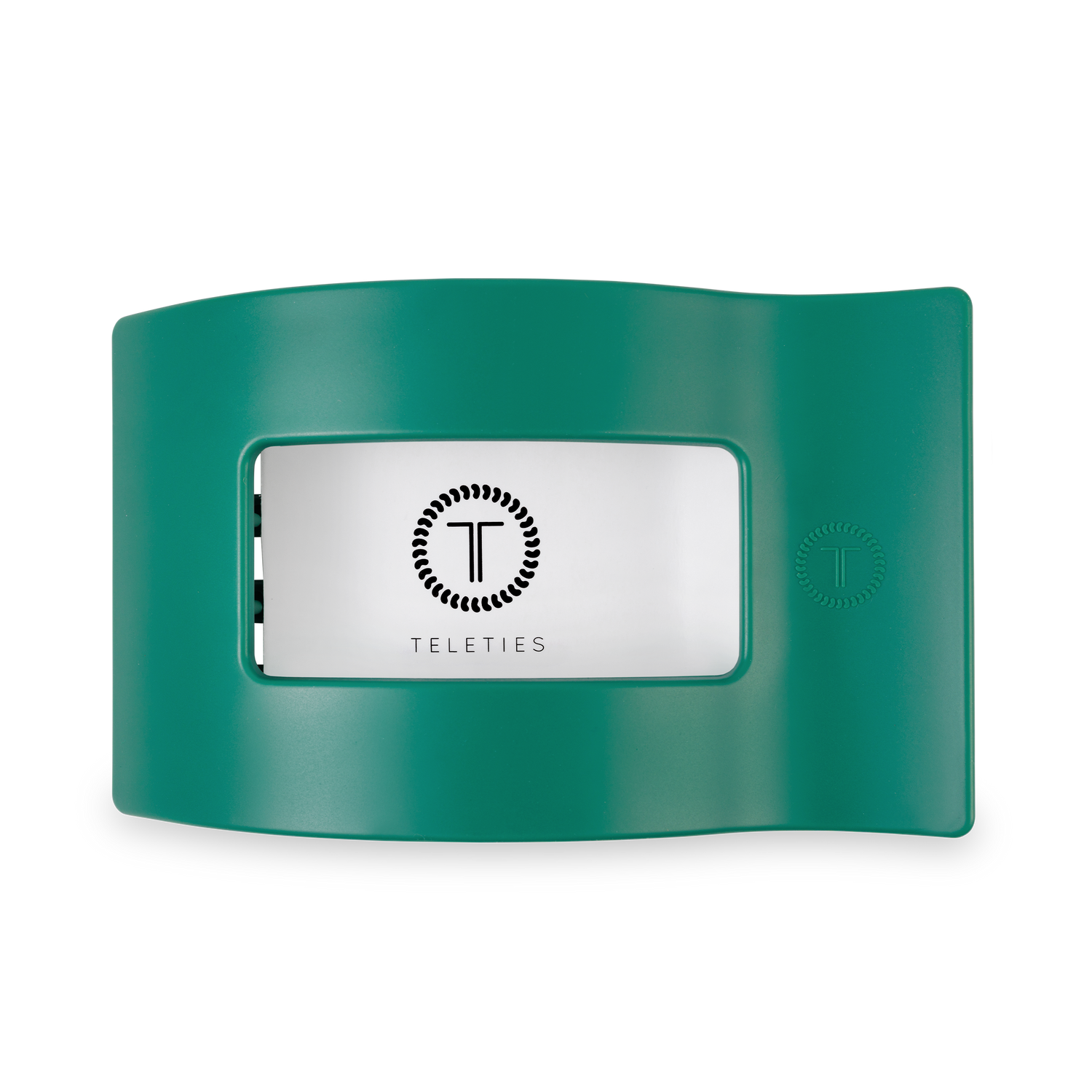 TELETIES - Flat Rectangle Hair Clip | Large | Fir Real