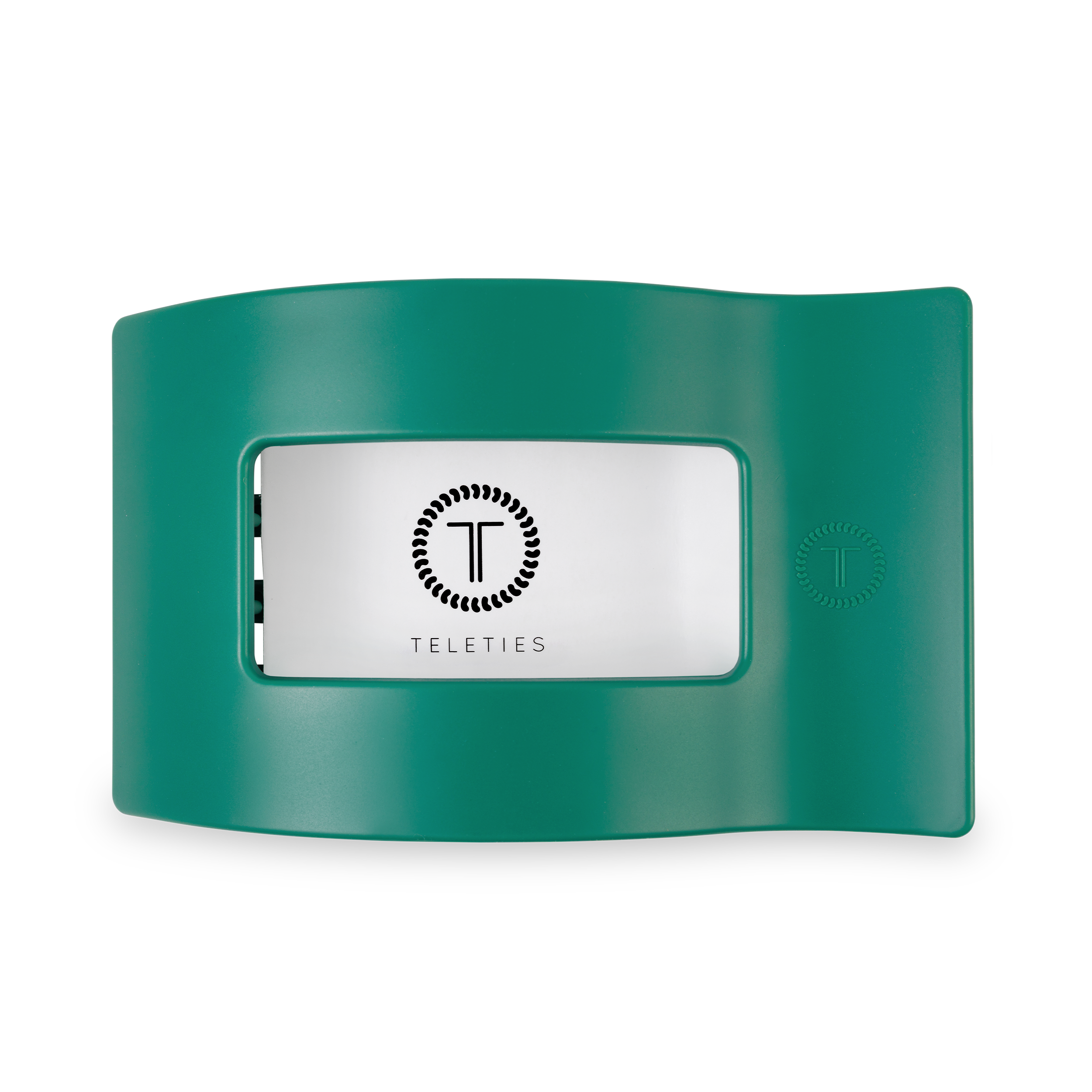 TELETIES - Flat Rectangle Hair Clip | Large | Fir Real