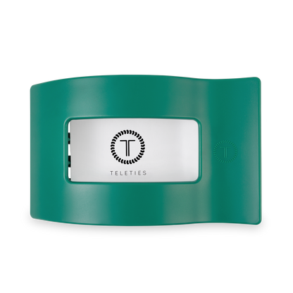 TELETIES - Flat Rectangle Hair Clip | Large | Fir Real