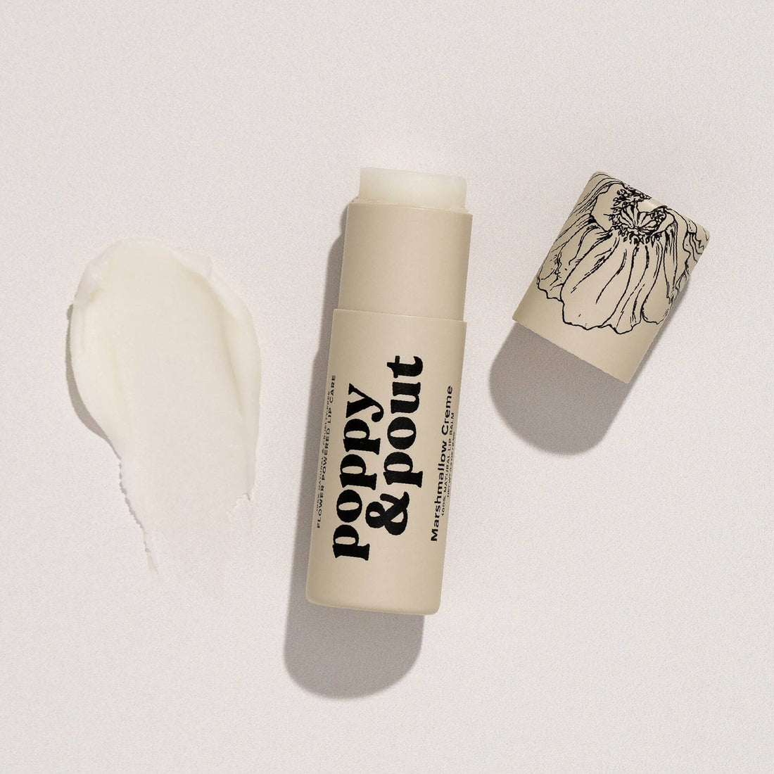 Poppy &amp; Pout - Lip Balm, Marshmallow Creme