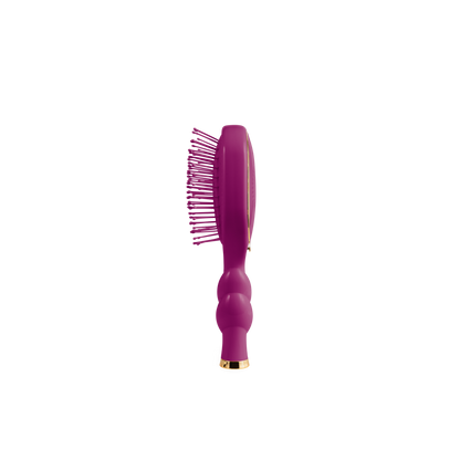 TELETIES - Mini Detangler Hair Brush for Medium Hair - Mulberry