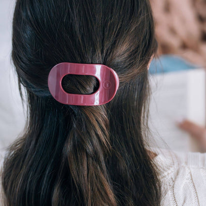 TELETIES - Flat Round Hair Clip | Small | Wild Side