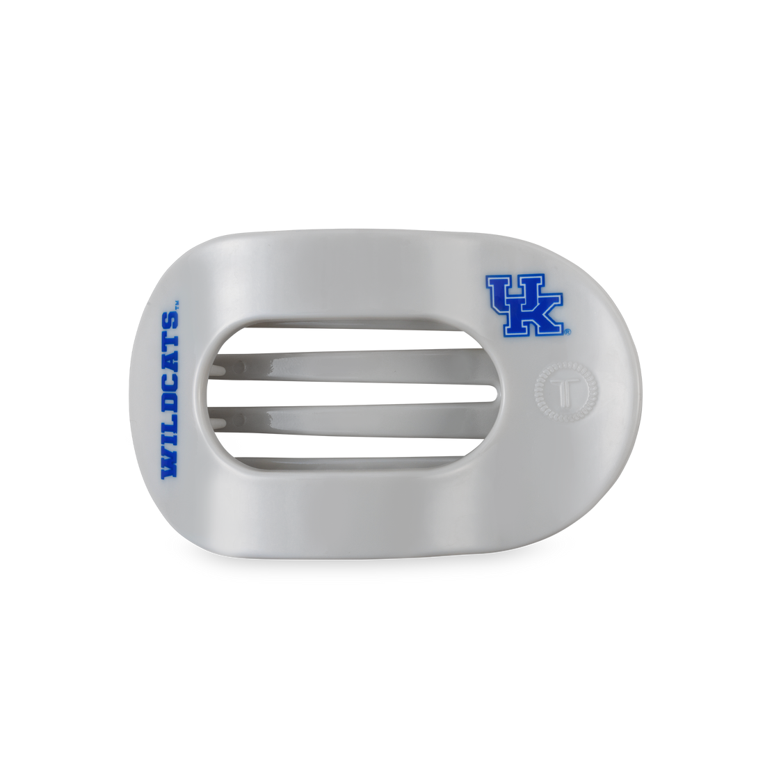 TELETIES - Flat Round Hair Clip | Medium | Go Big Blue!