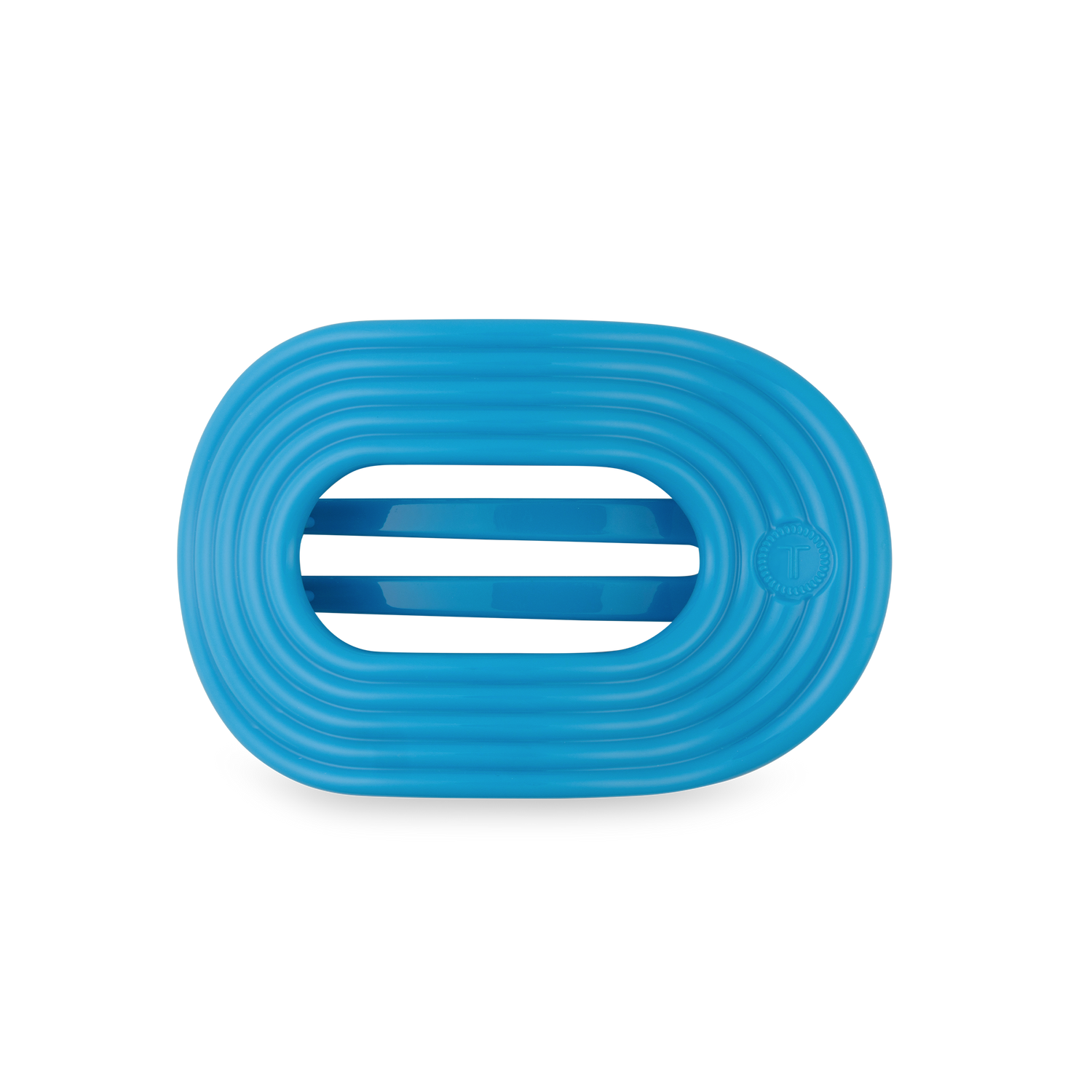 TELETIES - Flat Round Hair Clip | Medium | Miami Vice