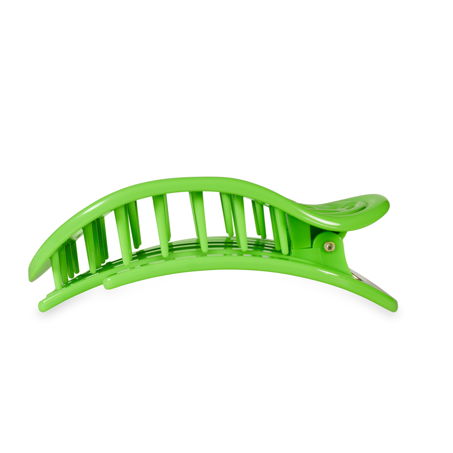 TELETIES - Flat Round Hair Clip | Large | Glow For It
