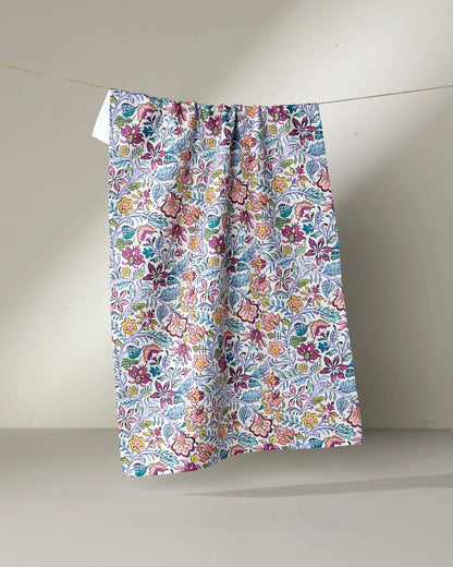 Geometry - Amethyst Tea Towel