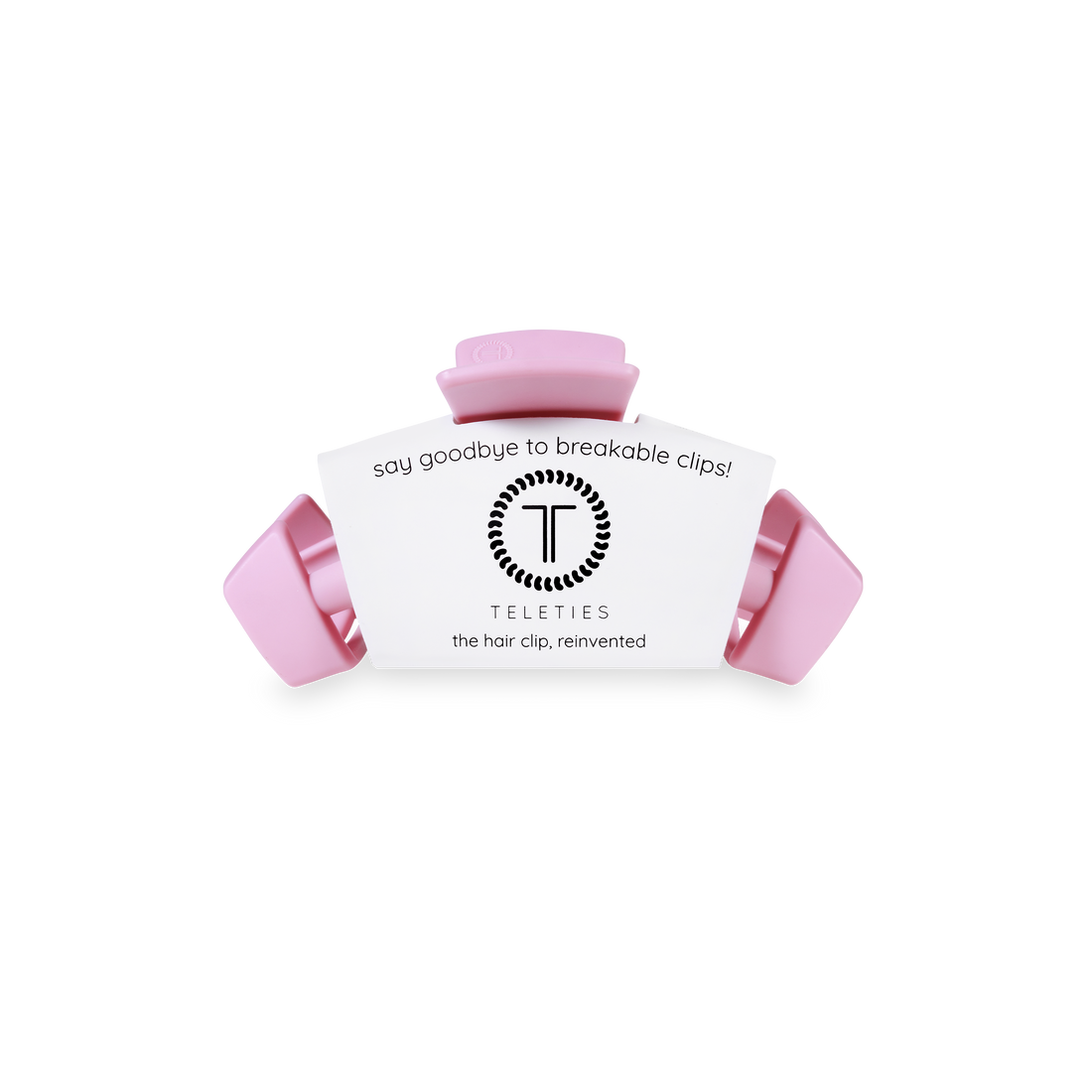 TELETIES - Classic Hair Clip | Tiny | Merry Pinkmas