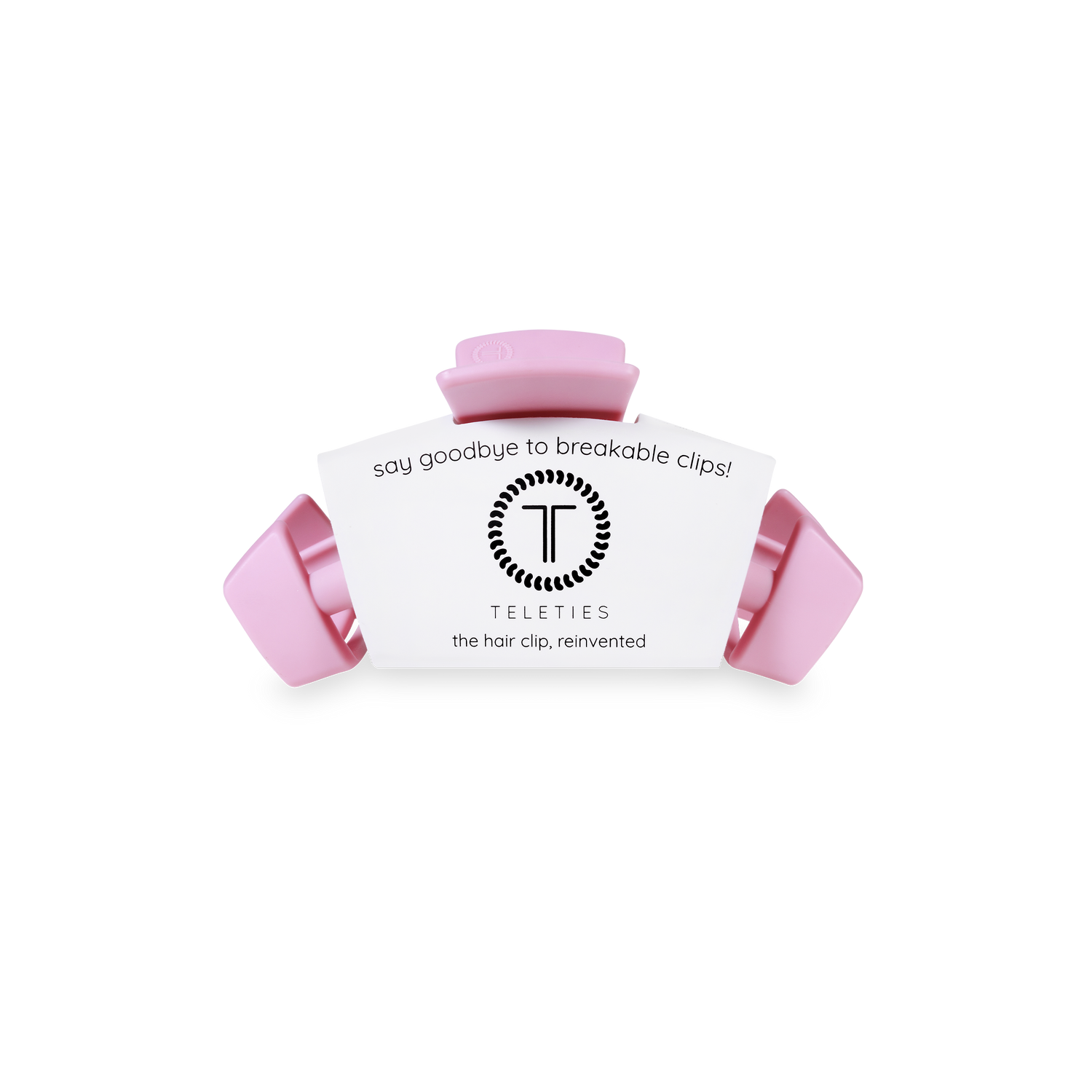 TELETIES - Classic Hair Clip | Tiny | Merry Pinkmas