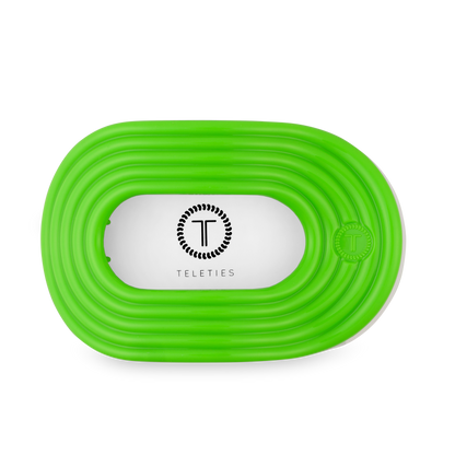 TELETIES - Flat Round Hair Clip | Large | Glow For It