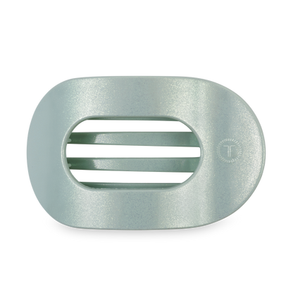 TELETIES - Flat Round Hair Clip | Large | Dew Drop