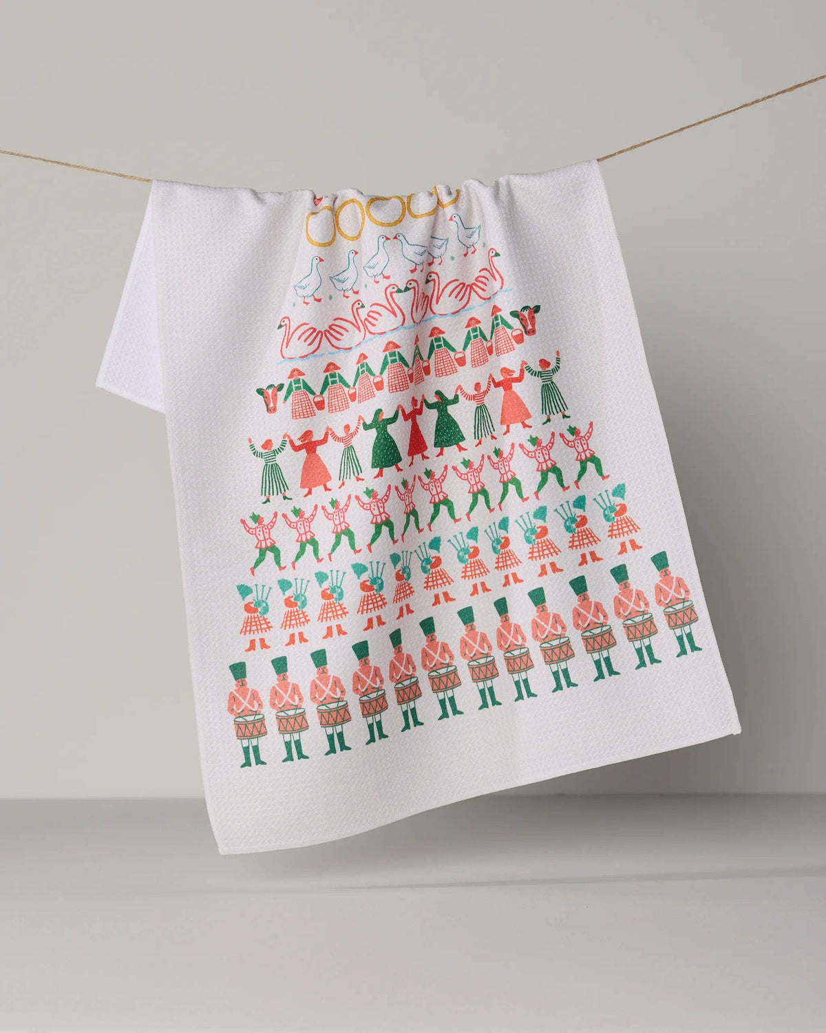 Geometry - Counting Christmas Tea Towel - Holiday 2026