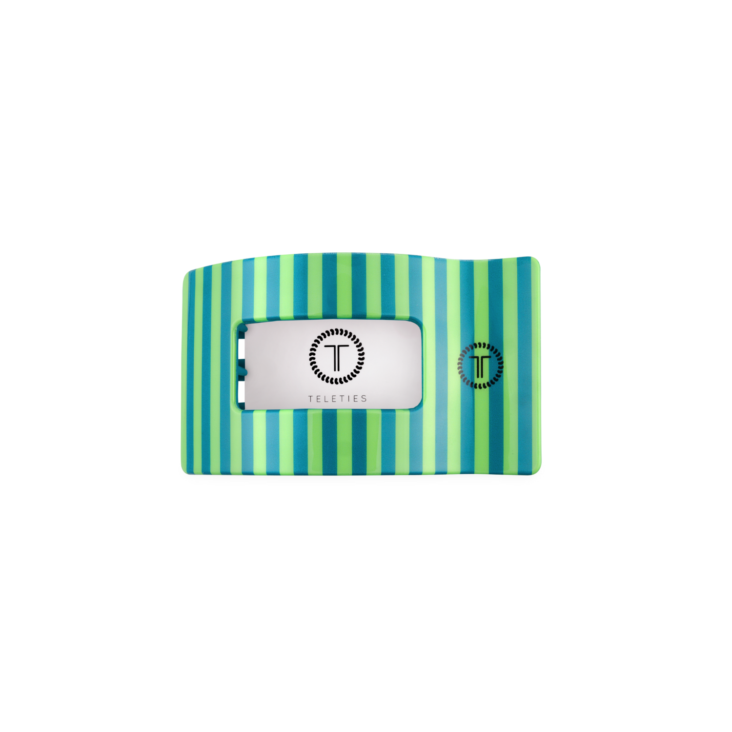 TELETIES - Cabana Cutie | Small | Flat Rectangle Hair Clip