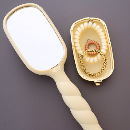 TELETIES - Detangler Hair Brush for Thick Hair - Tan