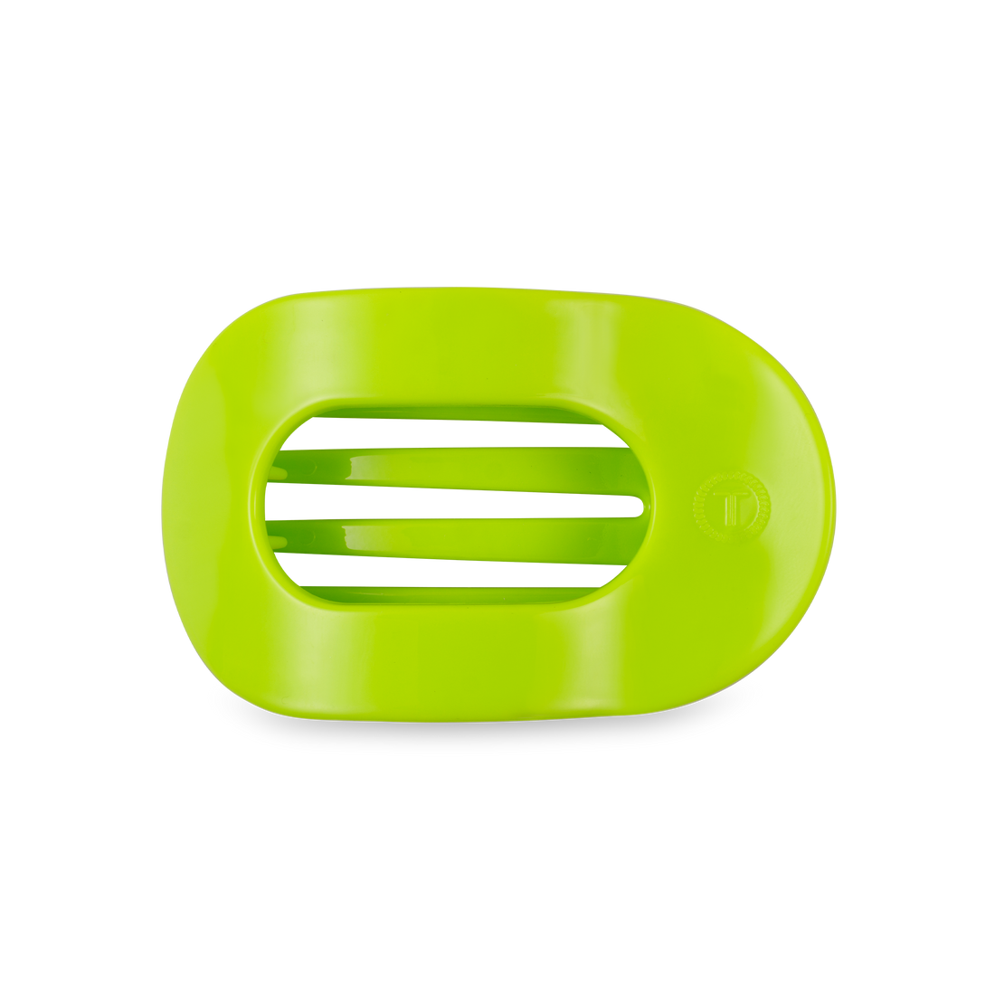 TELETIES - Flat Round Hair Clip | Medium | Summer Brights