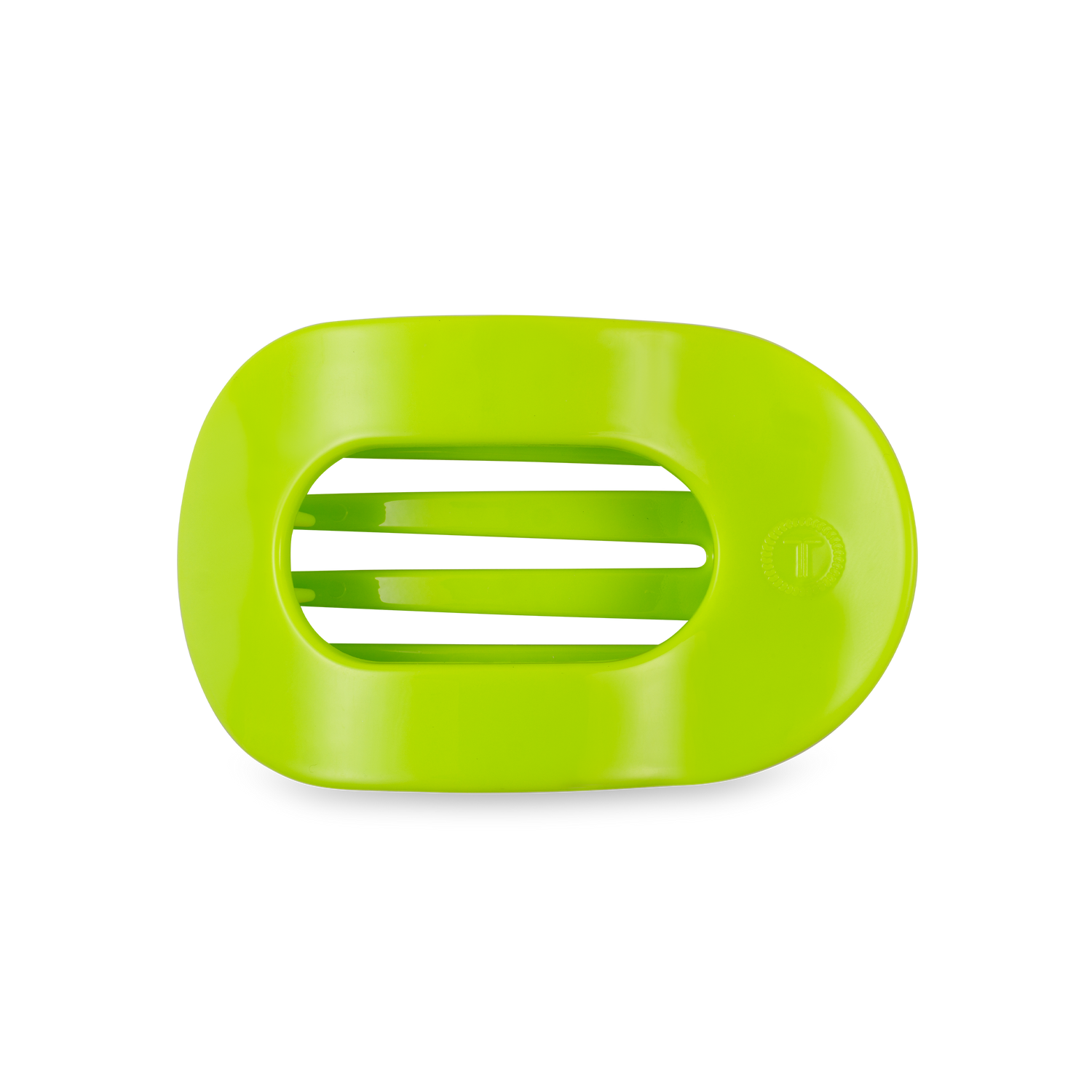 TELETIES - Flat Round Hair Clip | Medium | Summer Brights